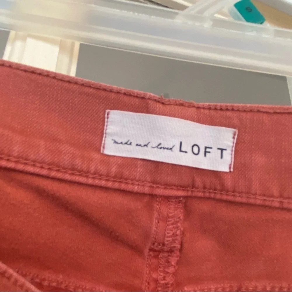 LOFT coral pants